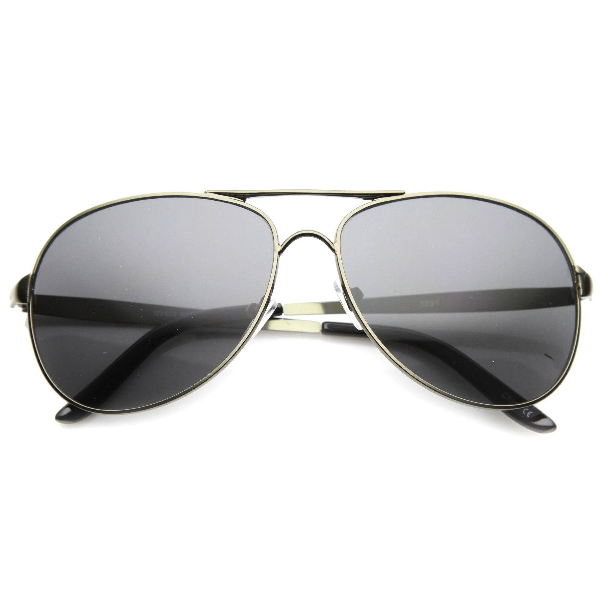 Classic European Full Metal Aviator Sunglasses 9877
