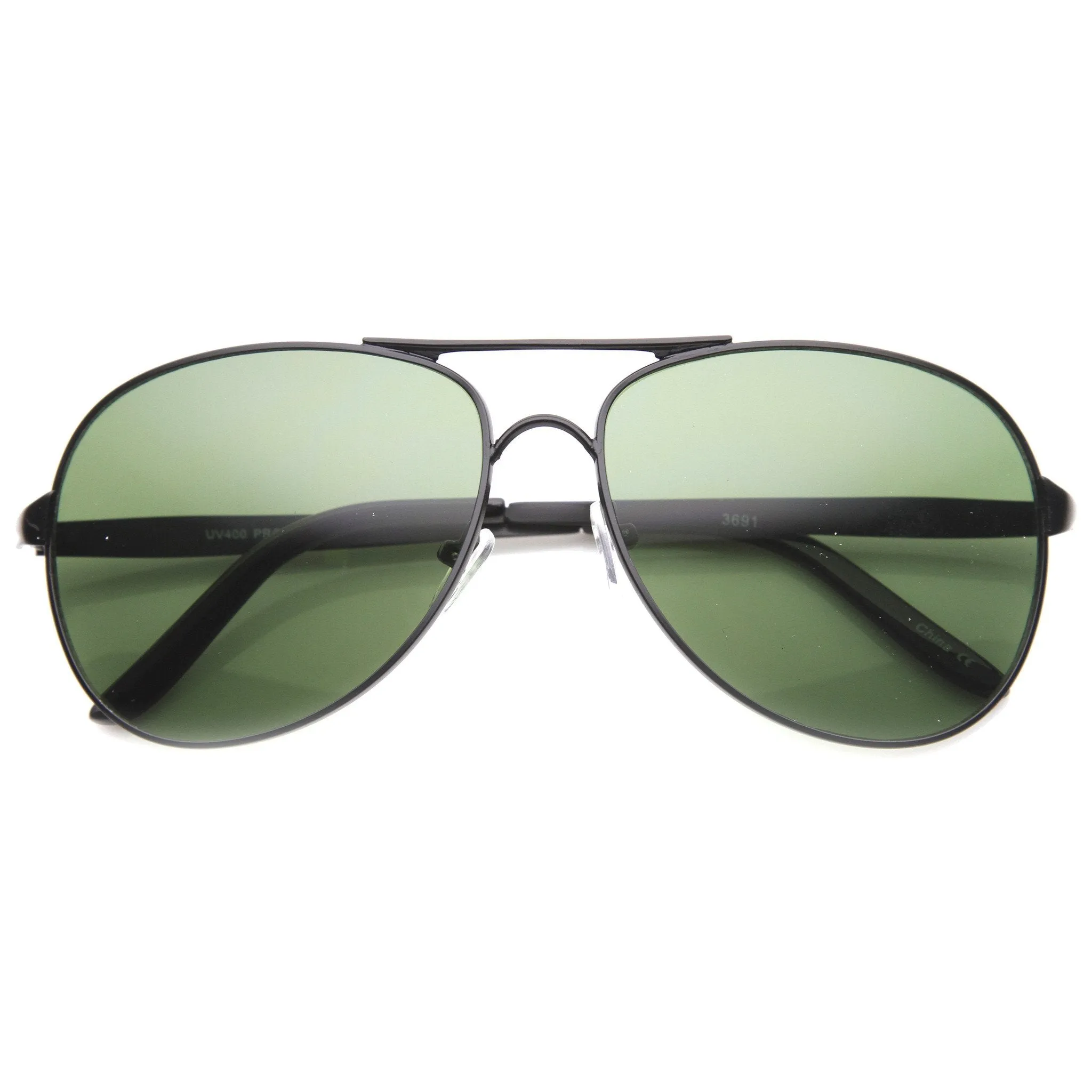 Classic European Full Metal Aviator Sunglasses 9877