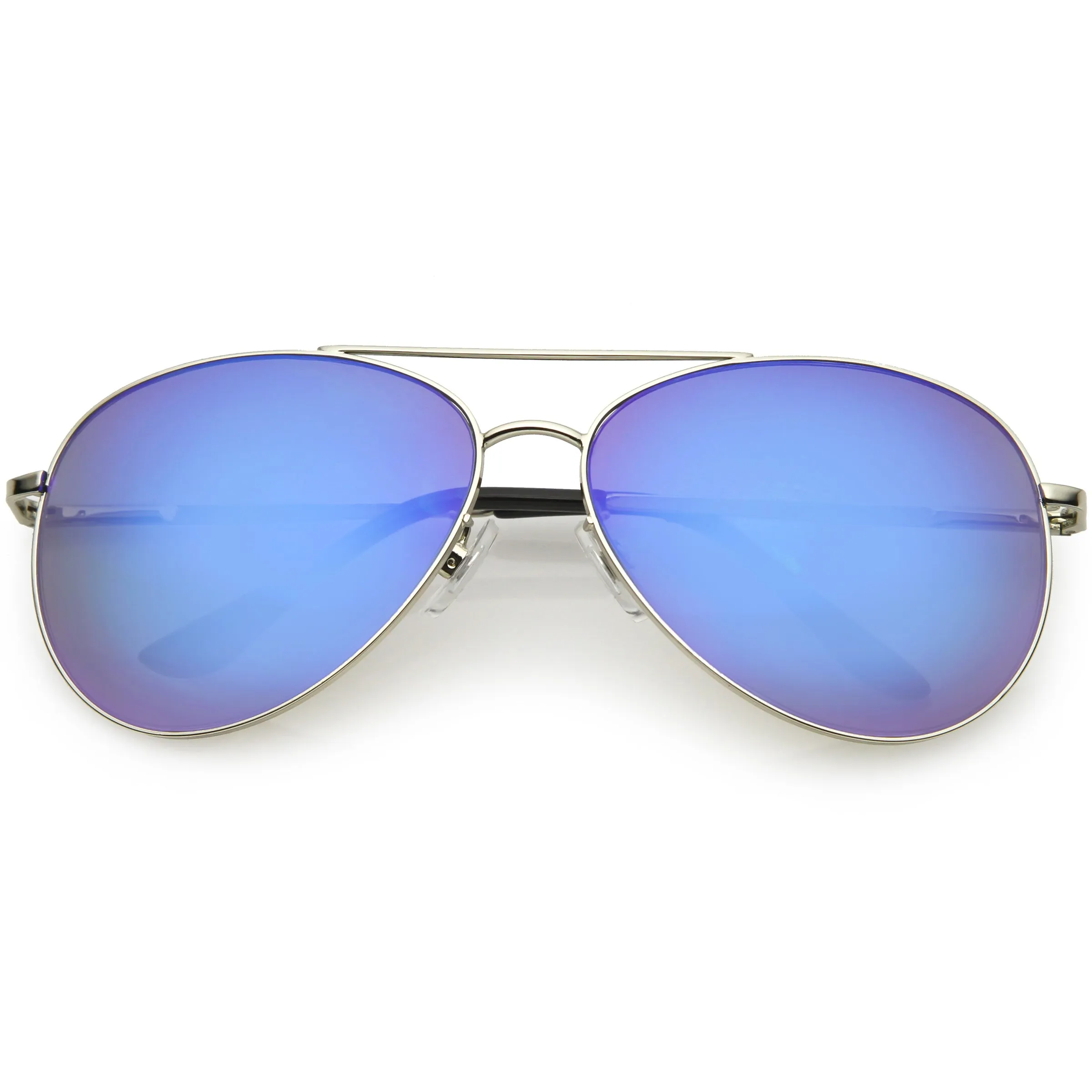 Classic Round Colored Mirror Lens Aviator Sunglasses C780