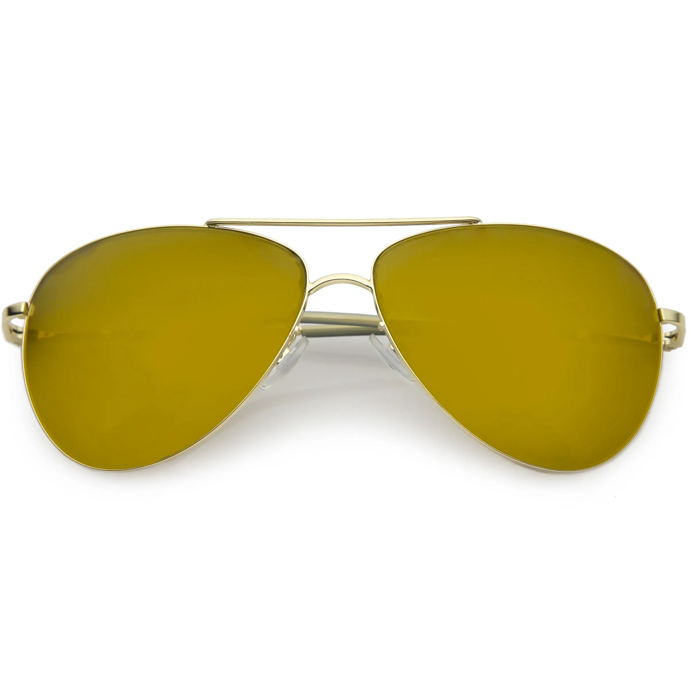 Classic Round Colored Mirror Lens Aviator Sunglasses C780