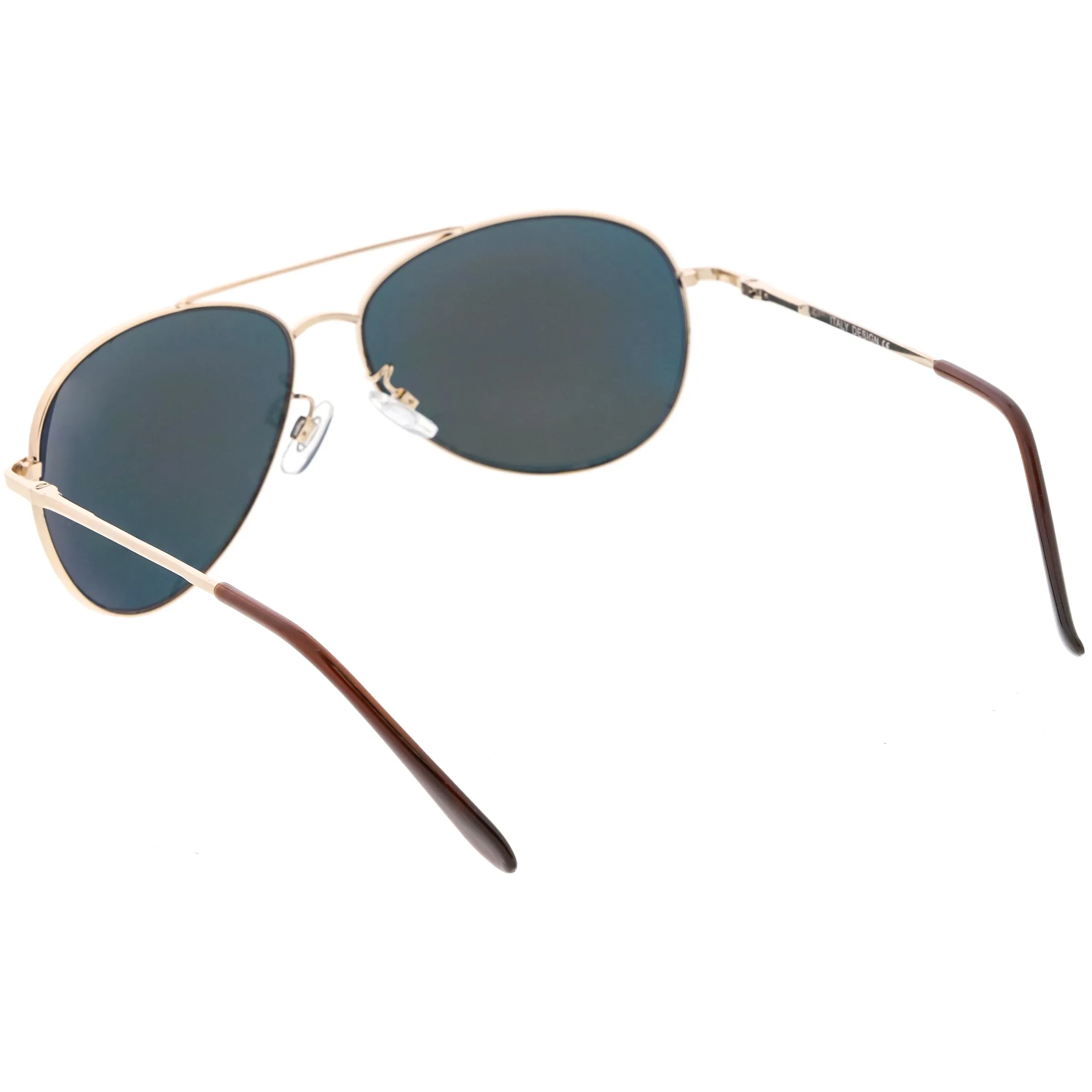 Classic Round Colored Mirror Lens Aviator Sunglasses C780
