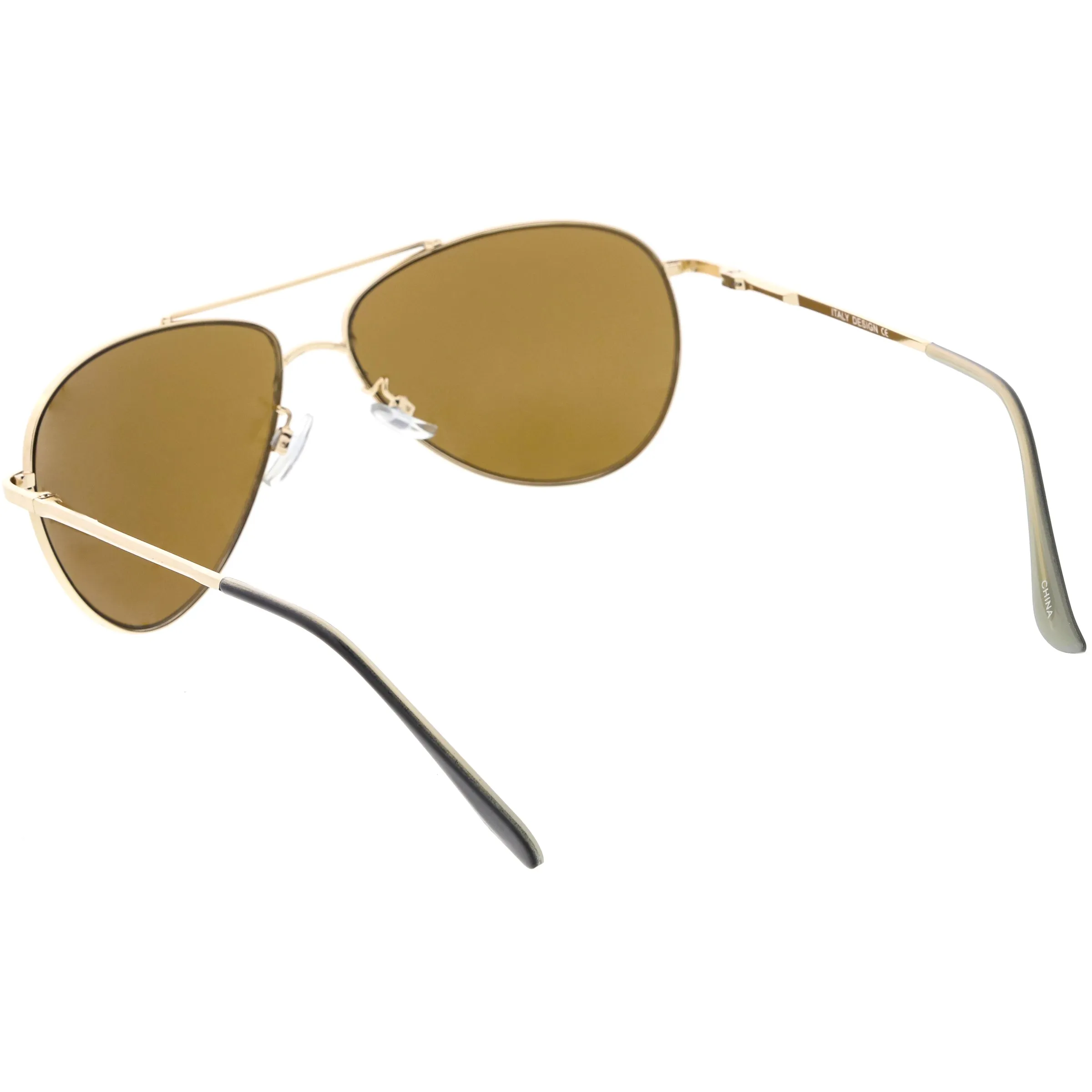Classic Round Colored Mirror Lens Aviator Sunglasses C780