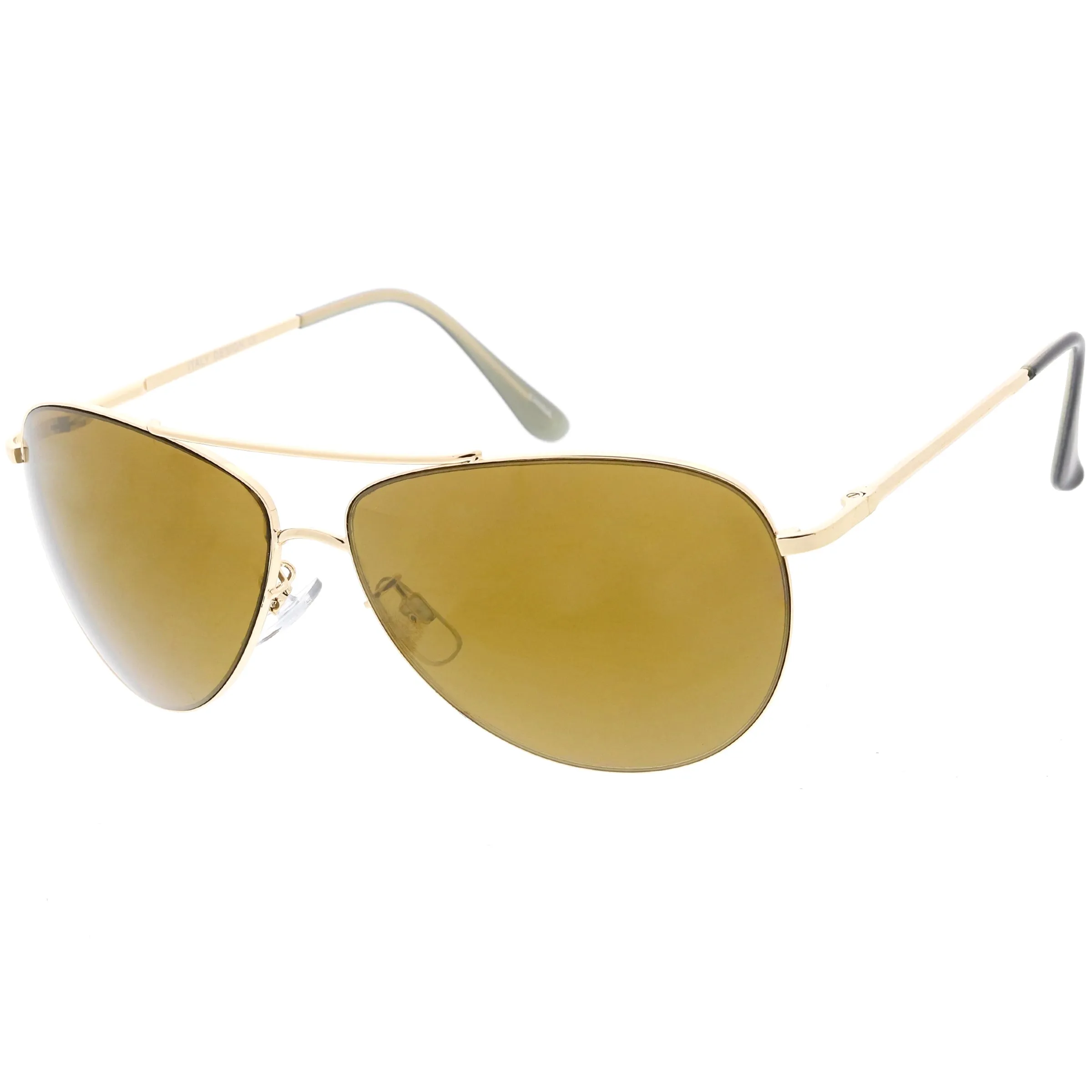 Classic Round Colored Mirror Lens Aviator Sunglasses C780