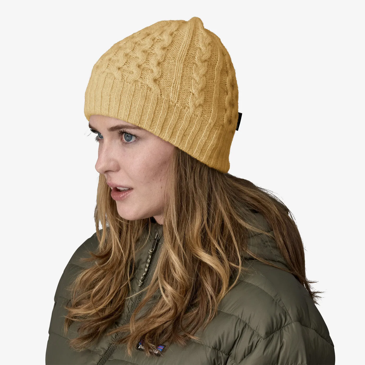 Coastal Cable Beanie - Beeswax Tan