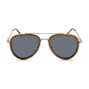 Colonel - Metal & Wood Sunglasses