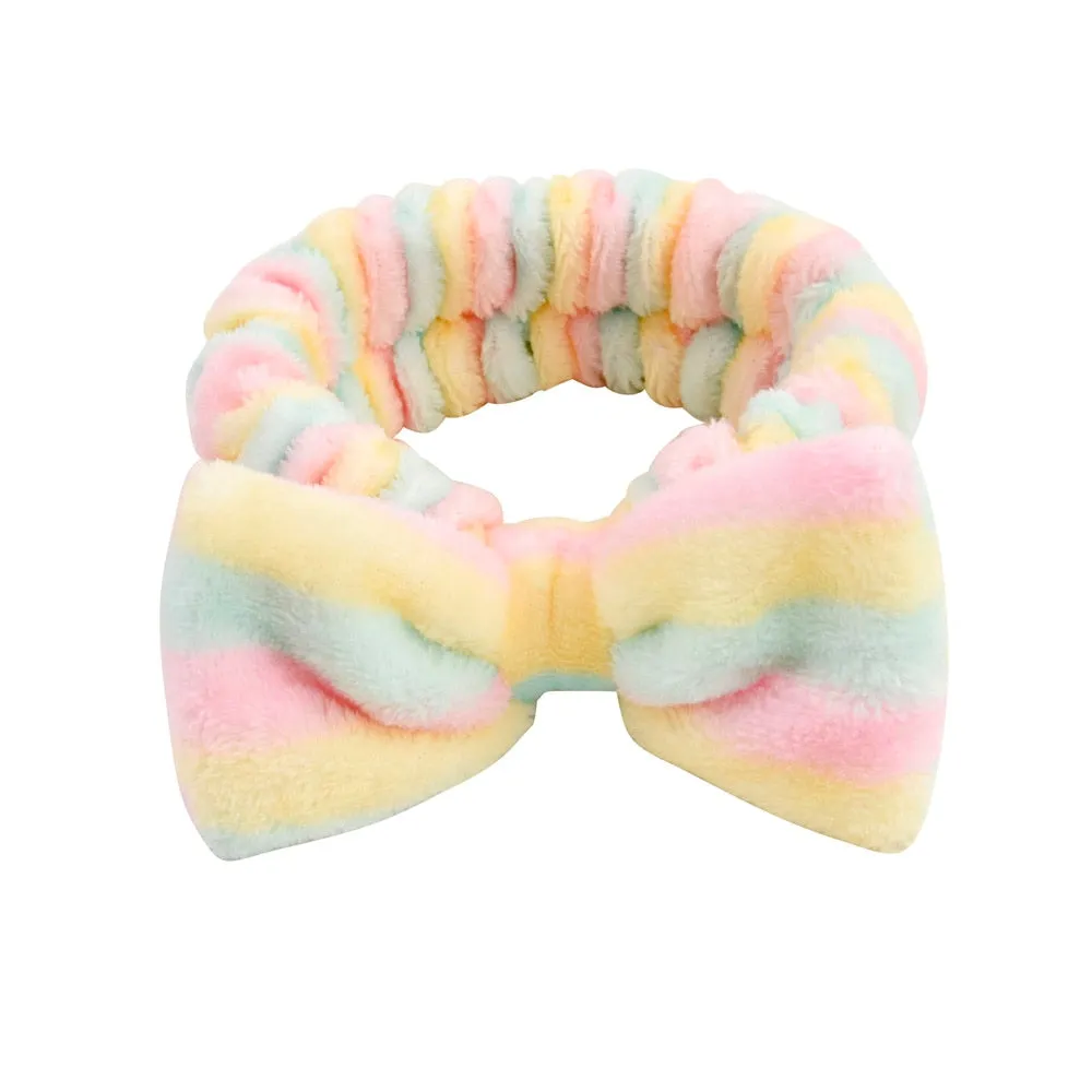 Coral Fleece Soft Headband Cross Top Kont Hairband