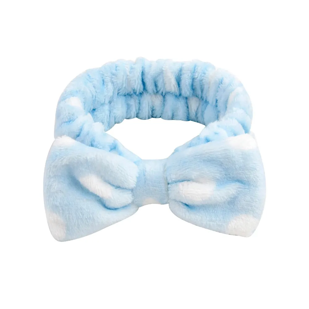 Coral Fleece Soft Headband Cross Top Kont Hairband