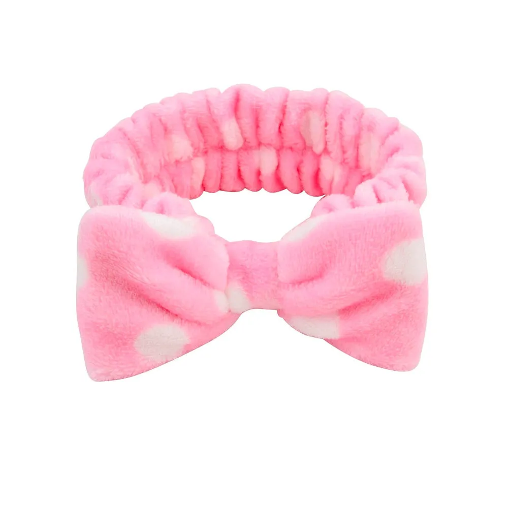 Coral Fleece Soft Headband Cross Top Kont Hairband