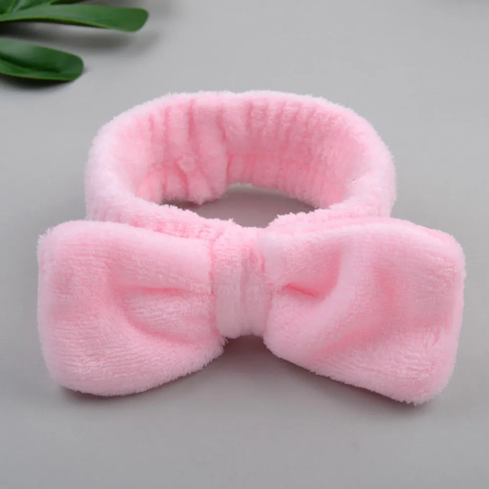 Coral Fleece Soft Headband Cross Top Kont Hairband