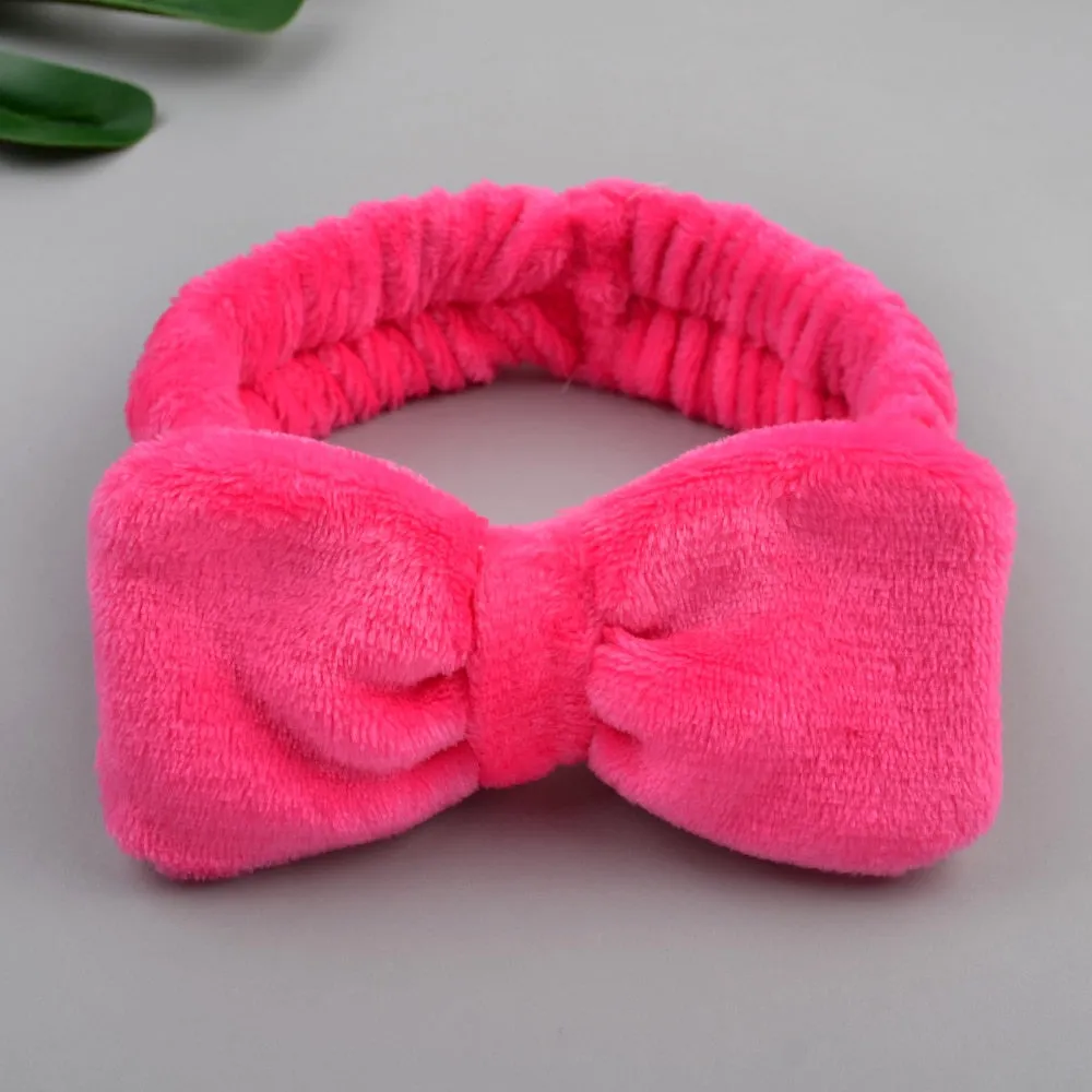 Coral Fleece Soft Headband Cross Top Kont Hairband