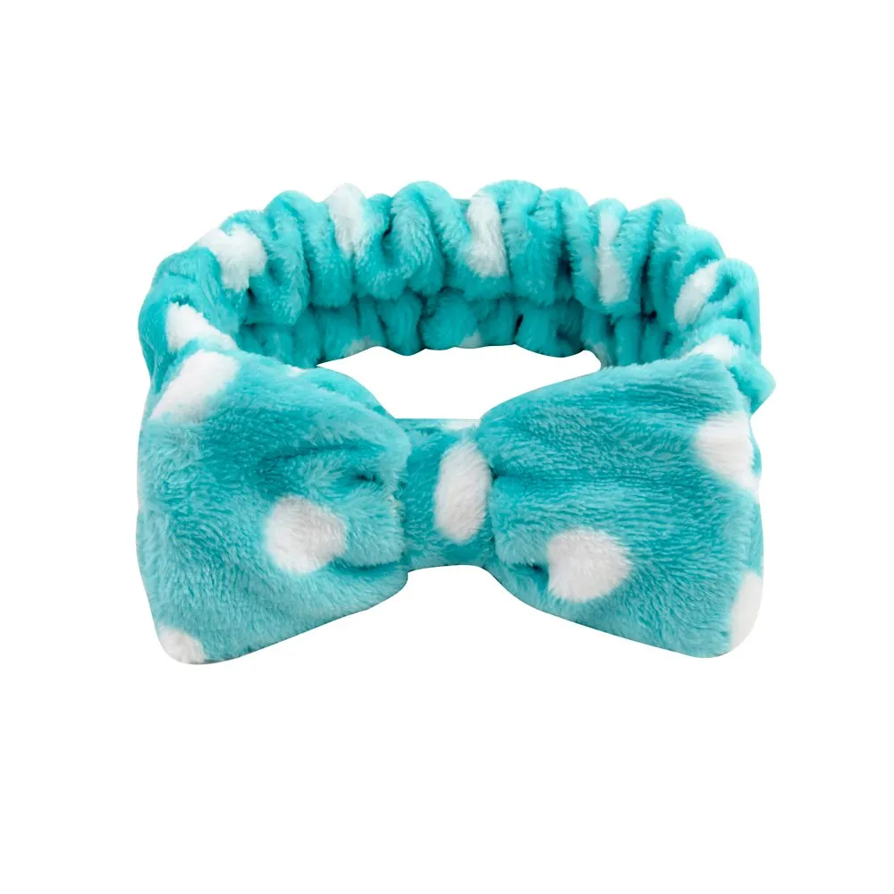 Coral Fleece Soft Headband Cross Top Kont Hairband