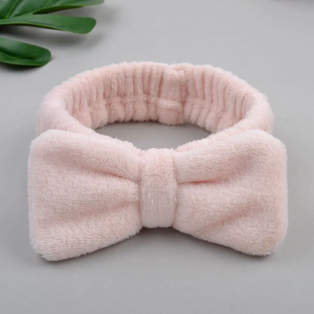 Coral Fleece Soft Headband Cross Top Kont Hairband