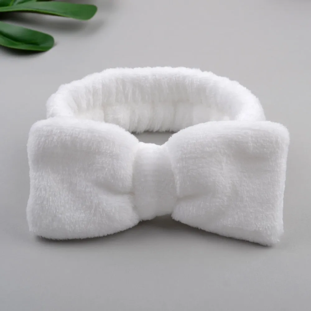 Coral Fleece Soft Headband Cross Top Kont Hairband