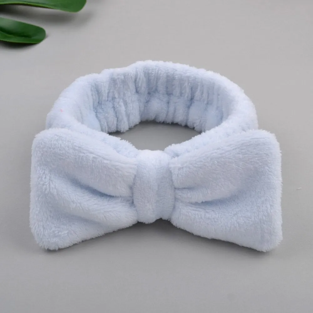 Coral Fleece Soft Headband Cross Top Kont Hairband