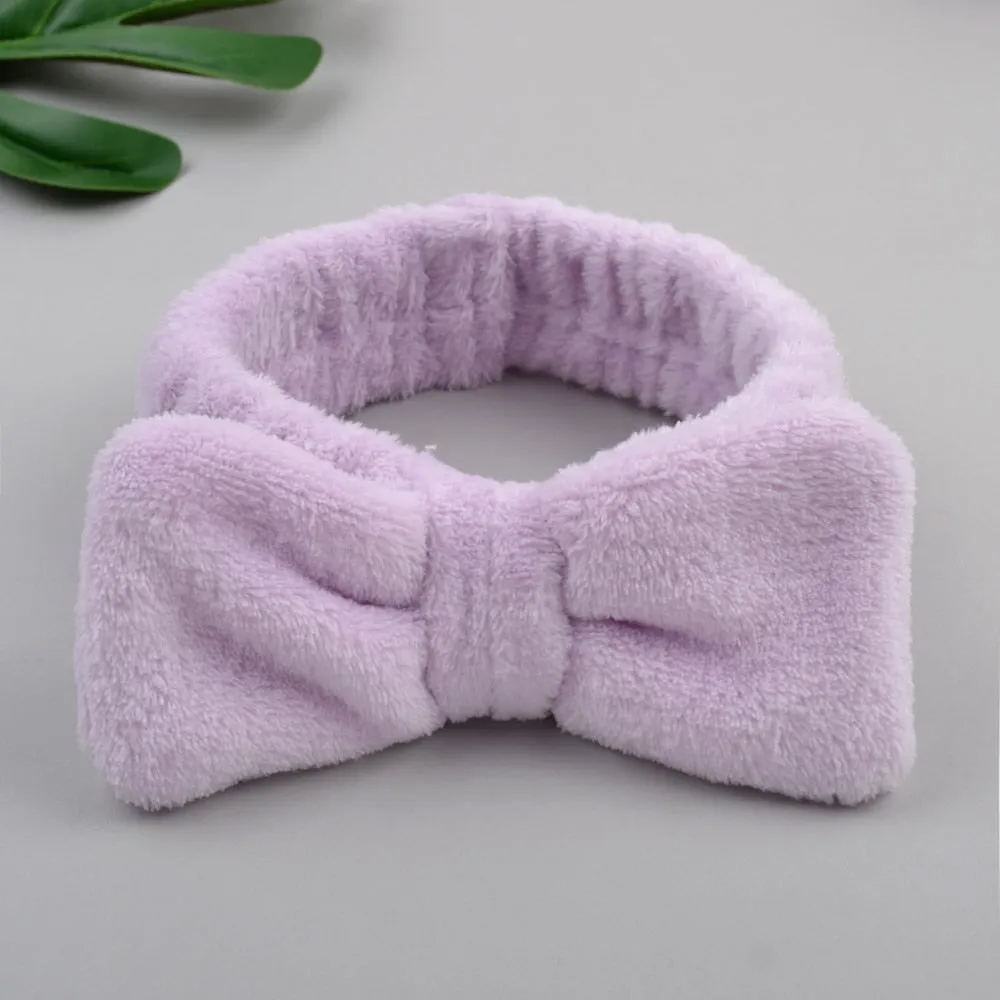 Coral Fleece Soft Headband Cross Top Kont Hairband