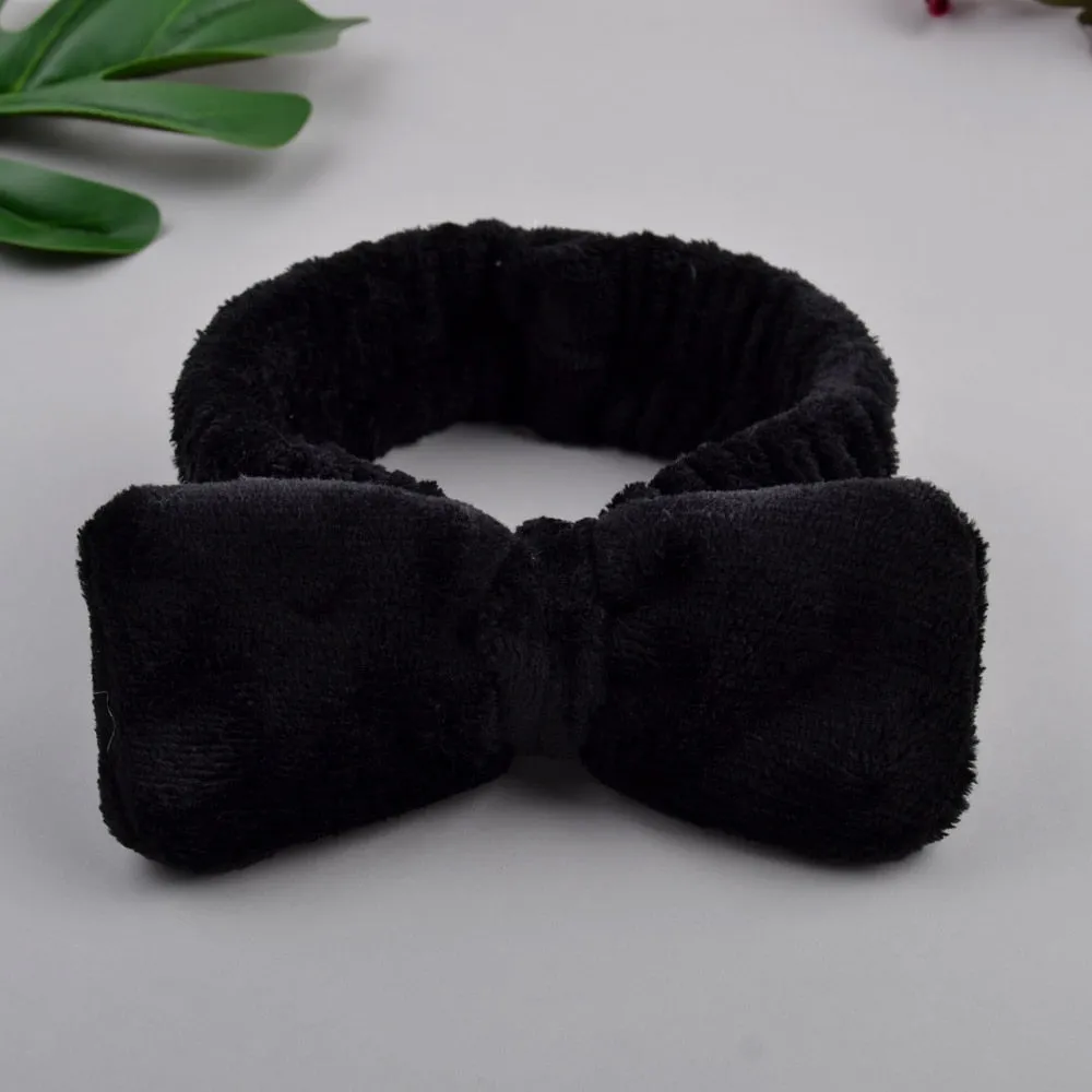Coral Fleece Soft Headband Cross Top Kont Hairband
