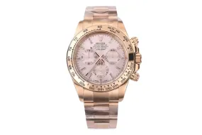 Cosmograph Daytona Rose Gold with Diamond Pink Dial