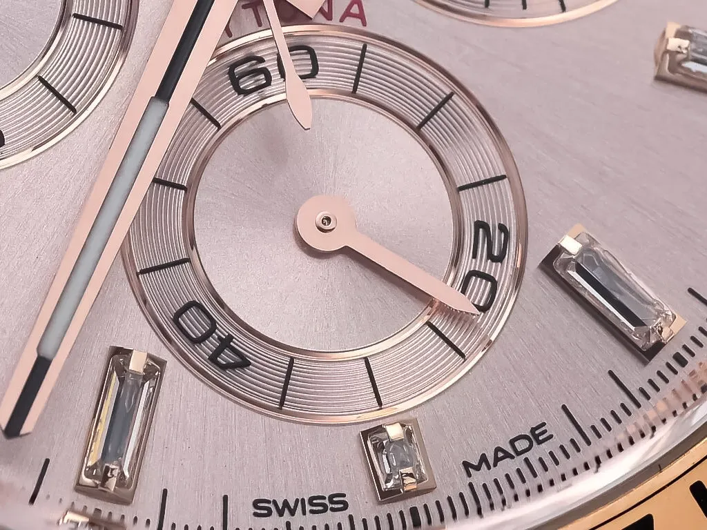 Cosmograph Daytona Rose Gold with Diamond Pink Dial