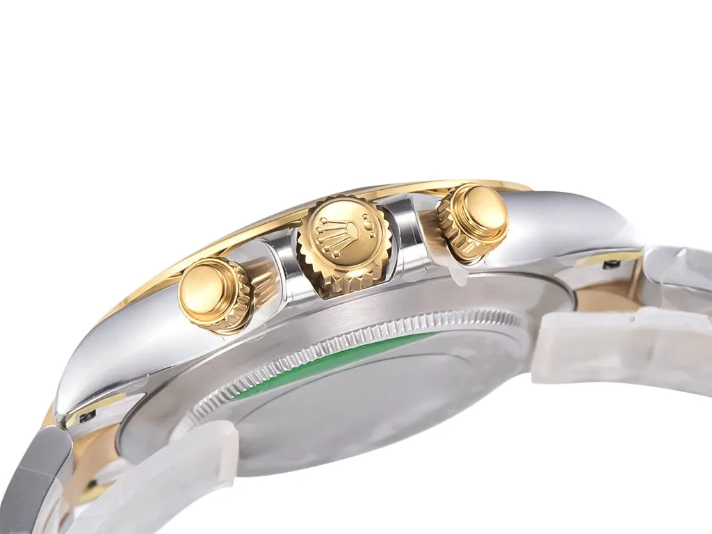 Cosmograph Daytona Two Tone Yellow Gold & Steel with Diamond Mother of Pearl Dial