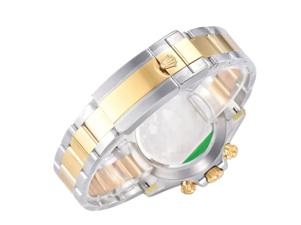 Cosmograph Daytona Two Tone Yellow Gold & Steel with Diamond Mother of Pearl Dial