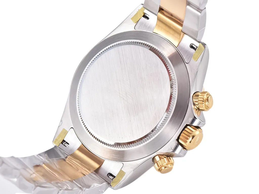 Cosmograph Daytona Two Tone Yellow Gold & Steel with Diamond Mother of Pearl Dial