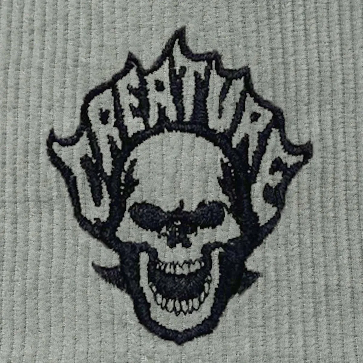 Creature - Bonehead Flame Mesh Trucker Grey