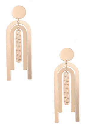 Crescent Layered Earrings