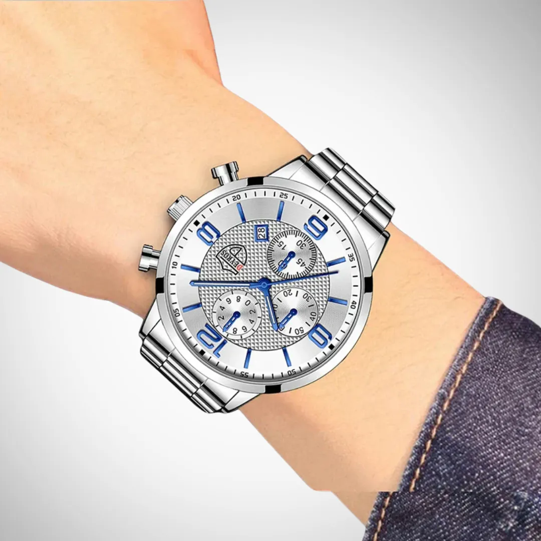 Cristian Executive Stainless Steel Wrist Watch