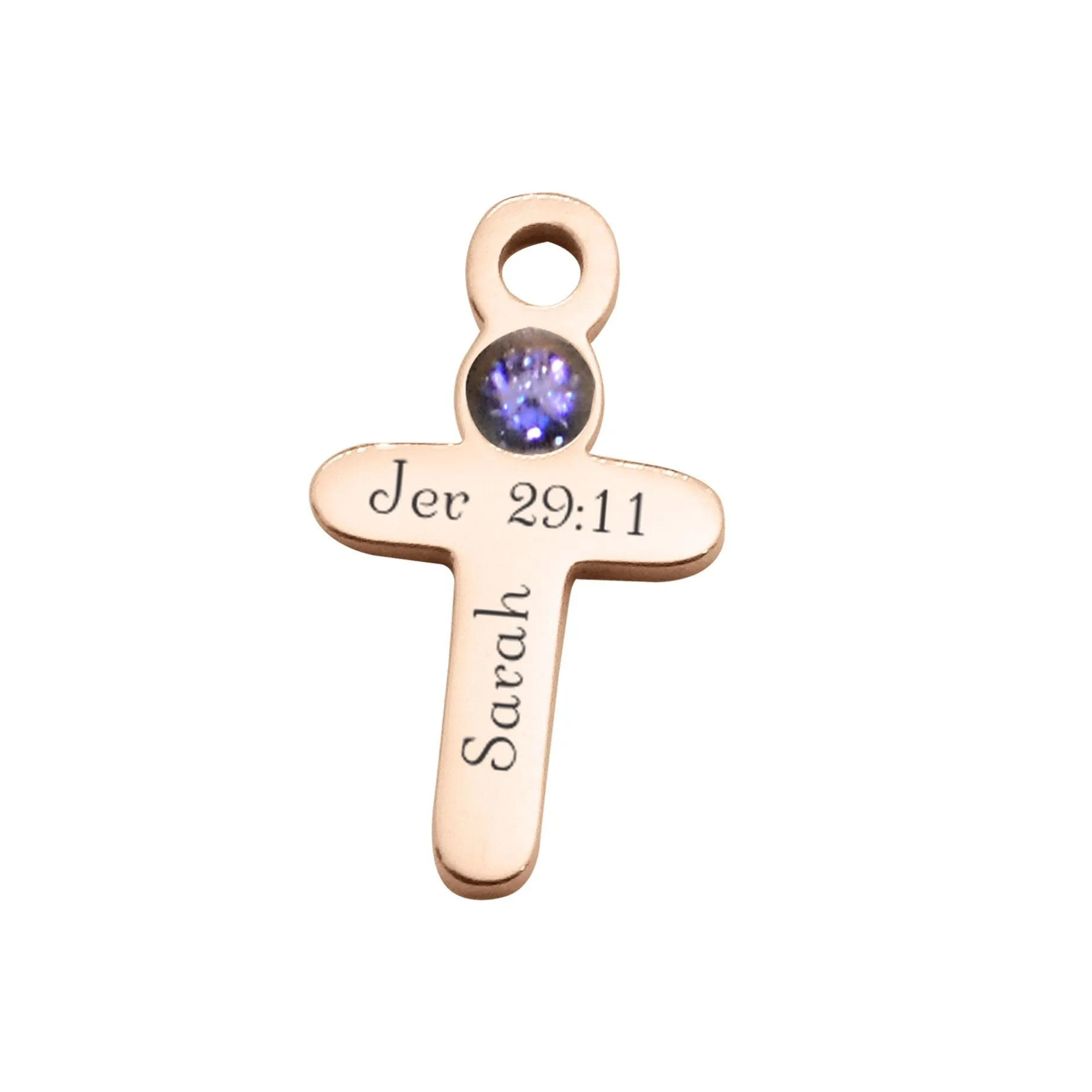 Cross Charm Birthstone for Dream Locket
