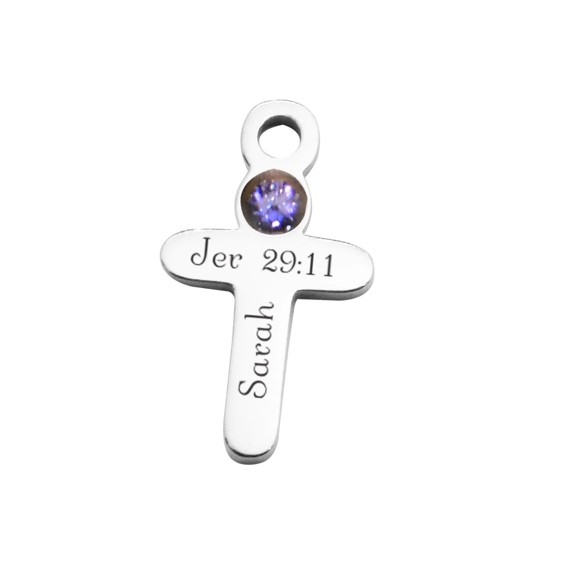 Cross Charm Birthstone for Dream Locket
