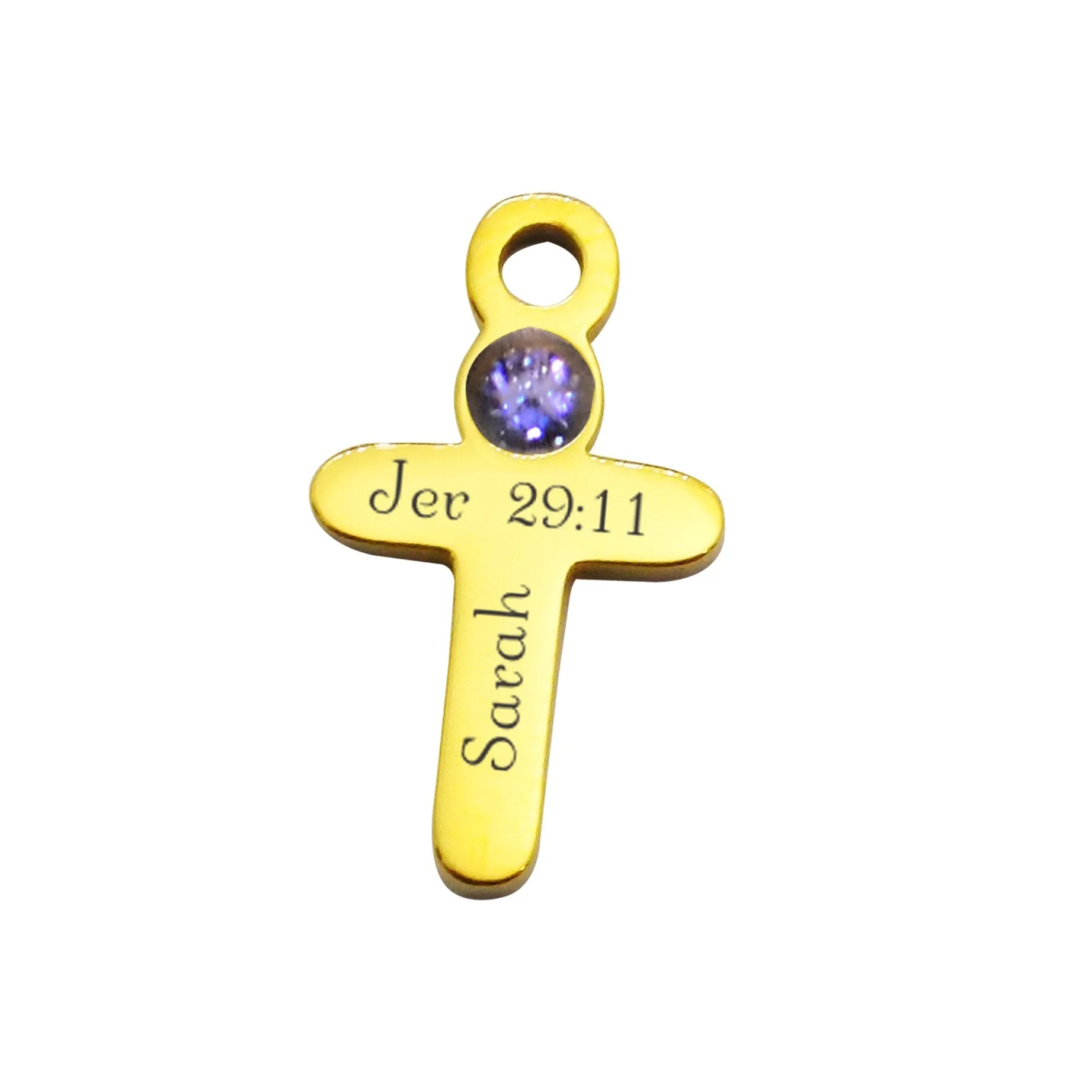 Cross Charm Birthstone for Dream Locket