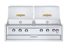 Crown Verity IBI482RDLP 48" INFINITE SERIES BUILT IN GRILL DUAL DOME WITH BARBECUE COVER, LP