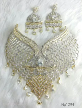CUBIC ZIRCPNIA NECKLACE SET