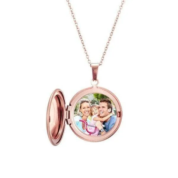 Customized Photo Locket Necklace