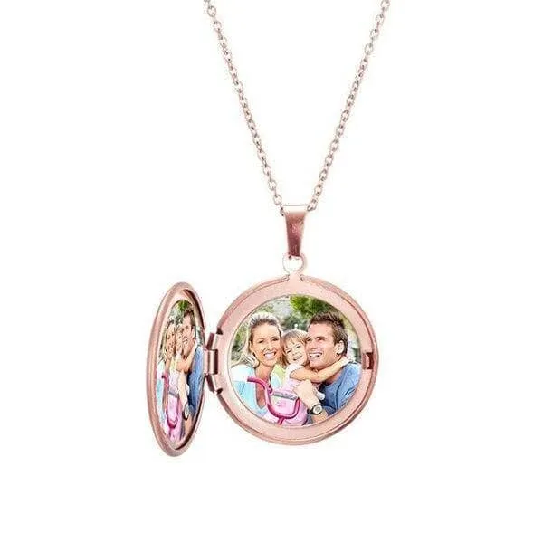 Customized Photo Locket Necklace