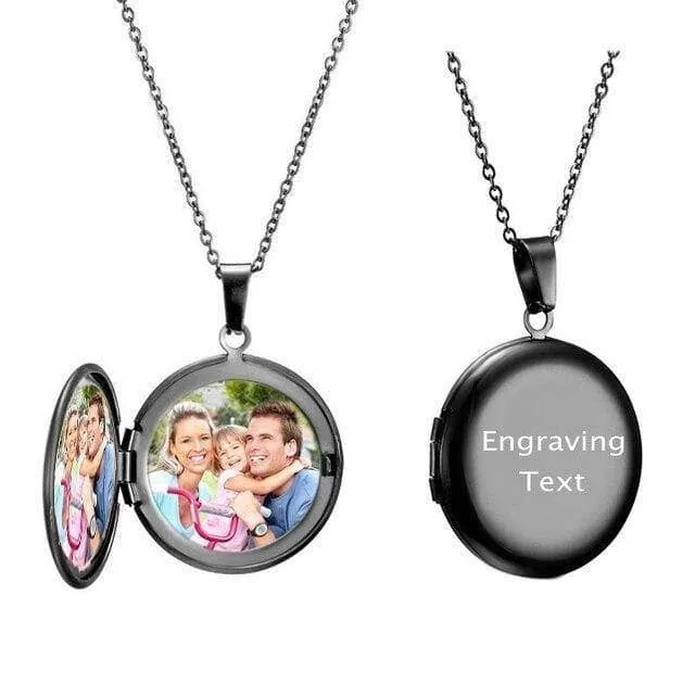 Customized Photo Locket Necklace