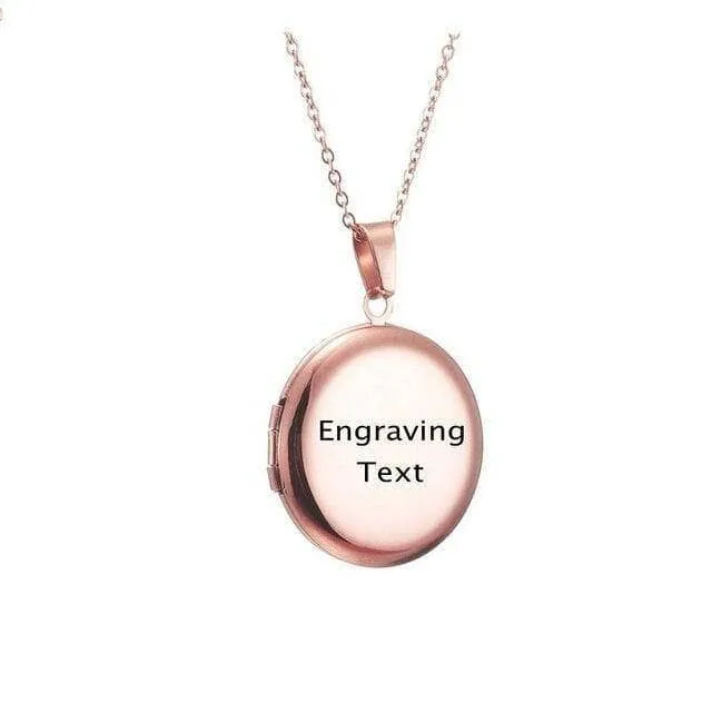 Customized Photo Locket Necklace