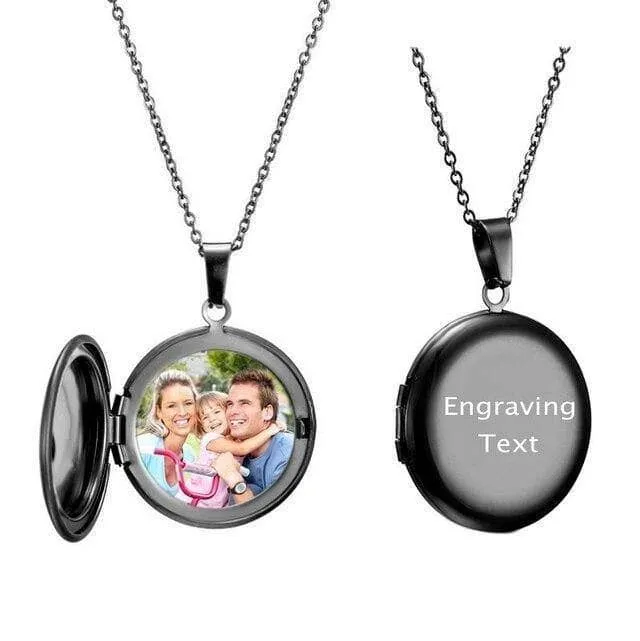 Customized Photo Locket Necklace