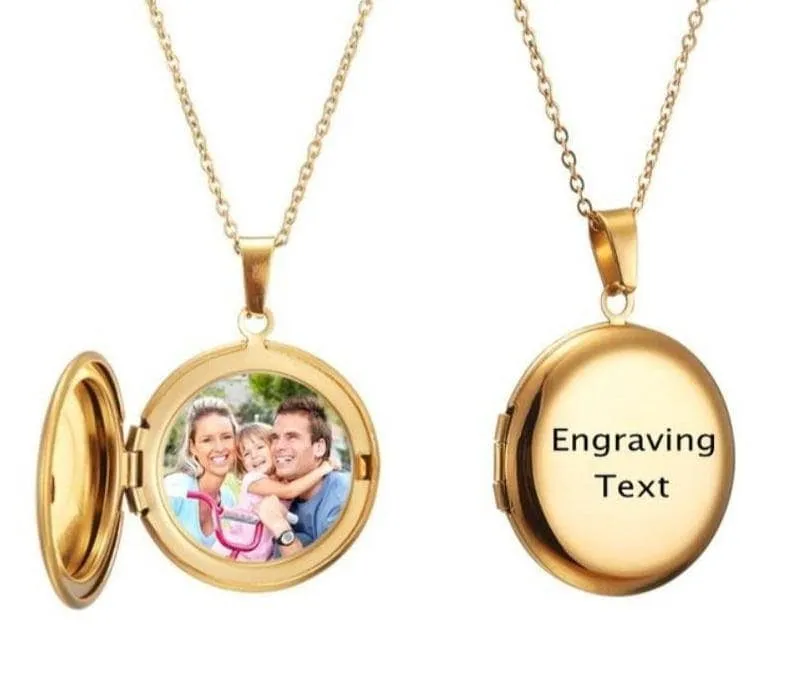 Customized Photo Locket Necklace