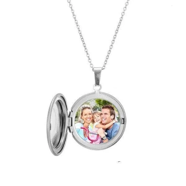 Customized Photo Locket Necklace