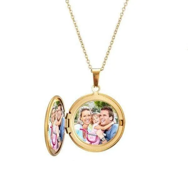 Customized Photo Locket Necklace