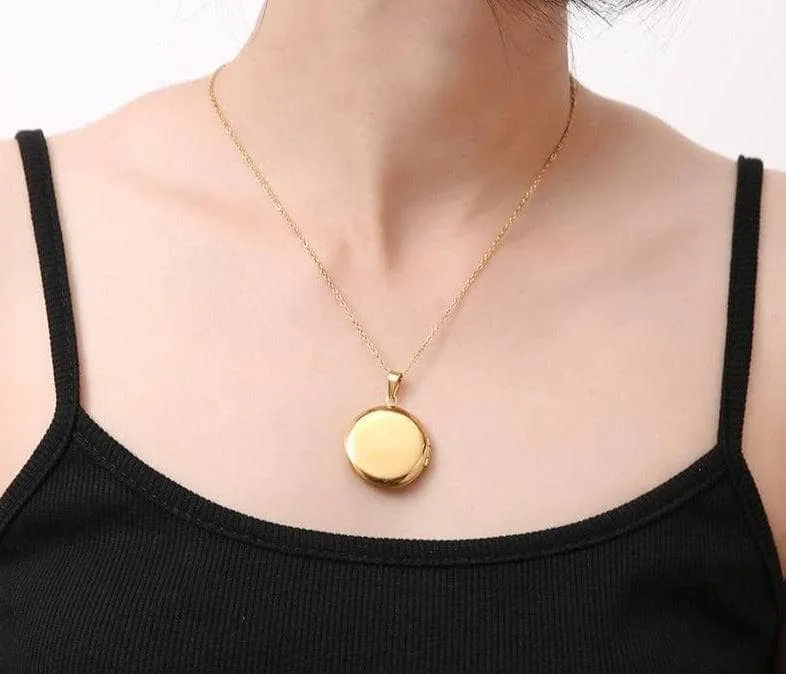 Customized Photo Locket Necklace