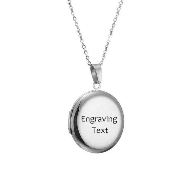 Customized Photo Locket Necklace