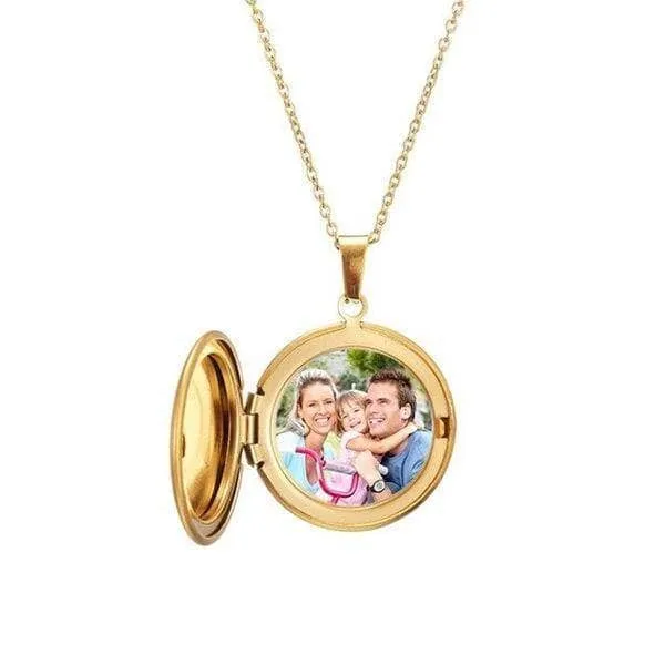 Customized Photo Locket Necklace