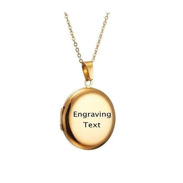 Customized Photo Locket Necklace