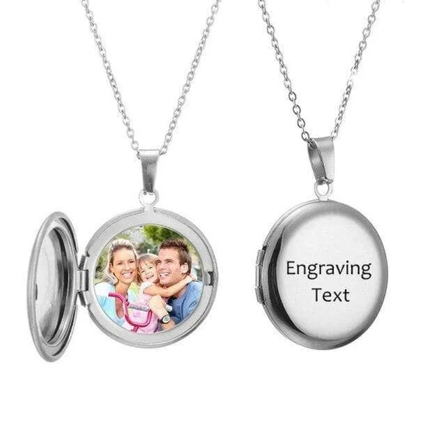 Customized Photo Locket Necklace