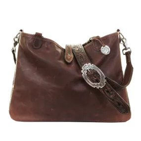 CVT03 - Chocolate Tooled Tote