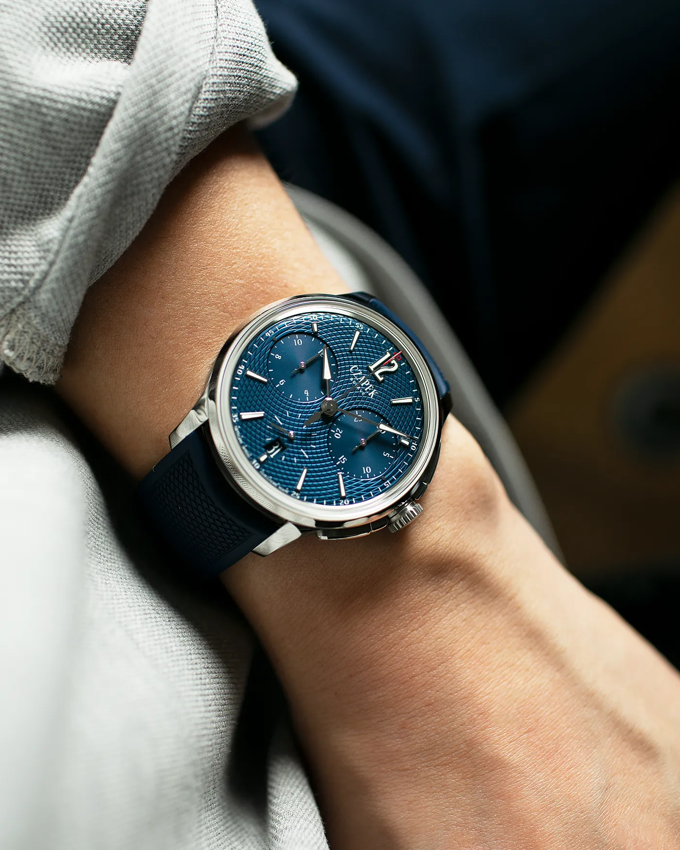 Czapek Faubourg de Cracovie L'Heure Bleu Chronograph