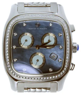 David Yurman Thoroughbred  Diamond Chronograph