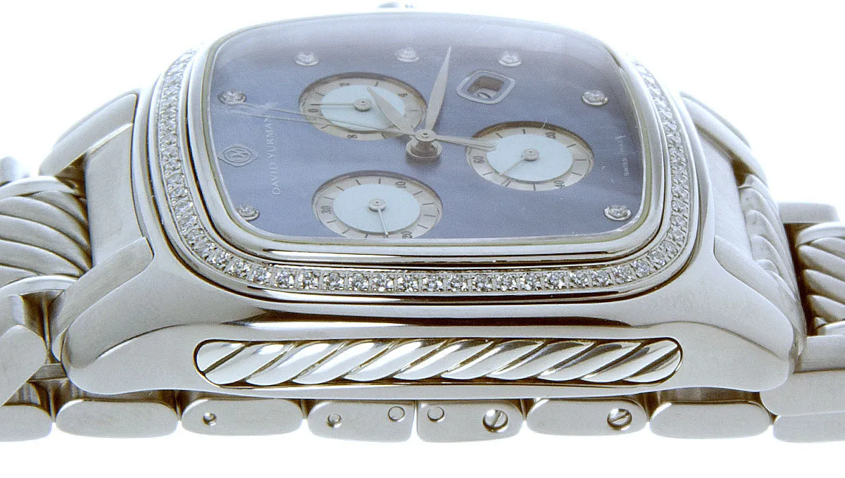 David Yurman Thoroughbred  Diamond Chronograph
